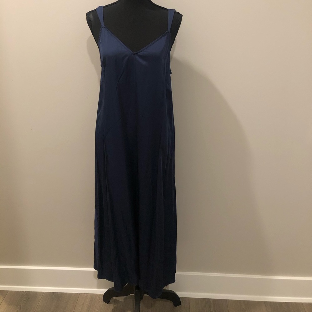 Daniel Cremieux Navy slip dress. New with tags!